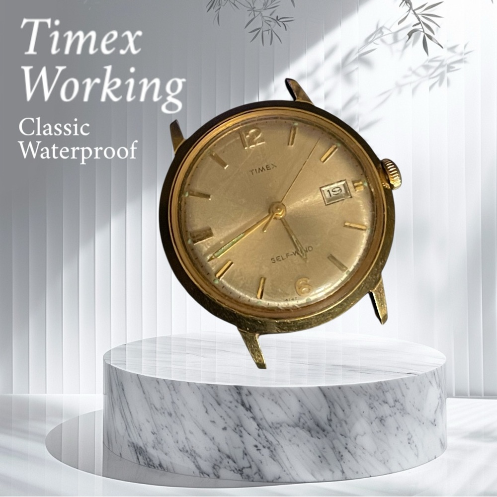 Timex Gold Waterproof 4147 Working
